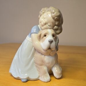 Vintage Nao "My Loveable Friend" Ceramic Figurine #1479